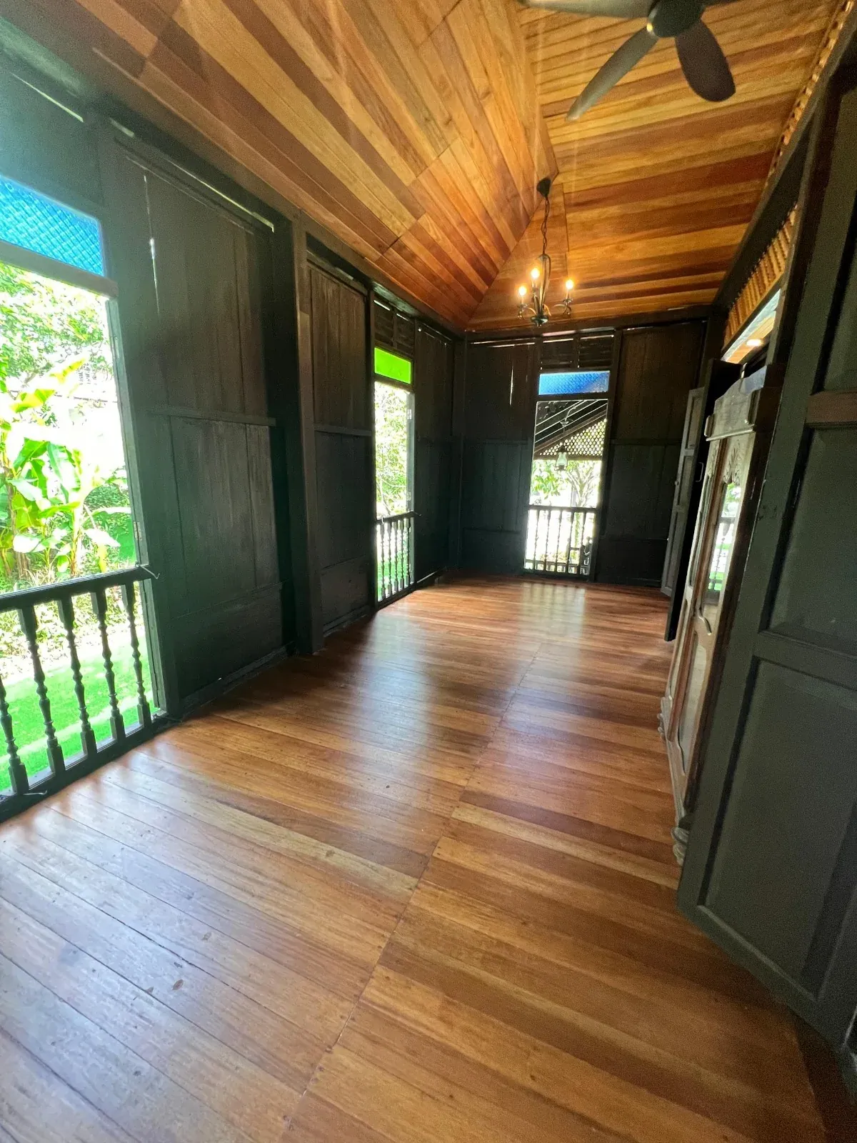 Heritage Kampung Home Wooden Corridor