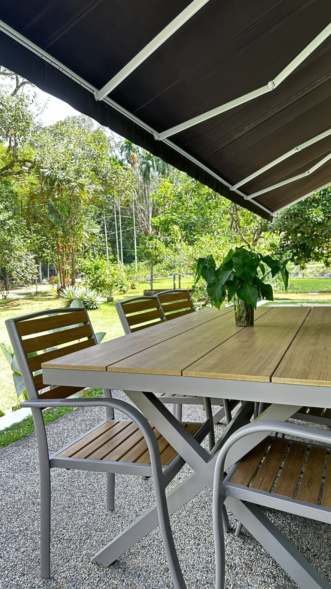 Patio with Garden View